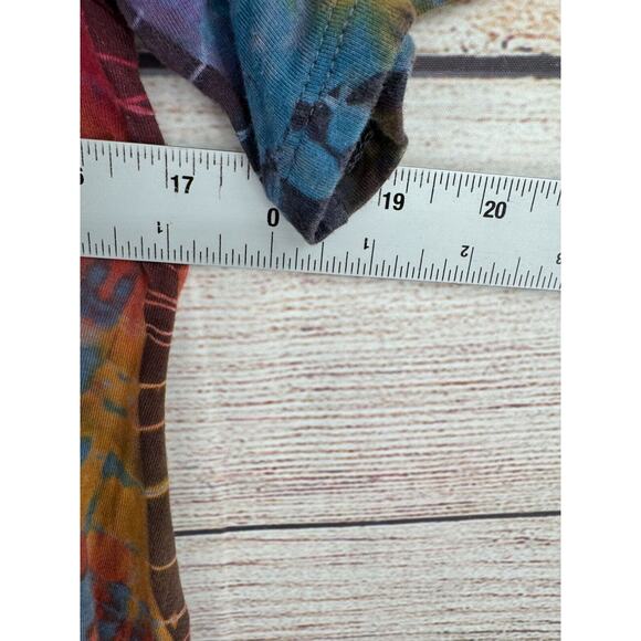 Kathmandu Imports Tie Dye T-Shirt Dress Women's Size Small Blue and Multicolor - Picture 10 of 11